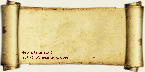 Javorka Aćimović vizit kartica